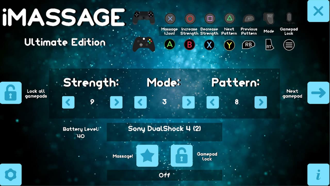iMASSAGE UE v2.0 screenshot 3