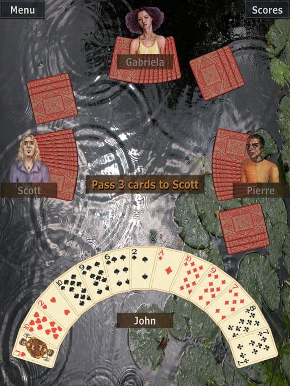 Hearts 2 Lite by GrassGames for iPad