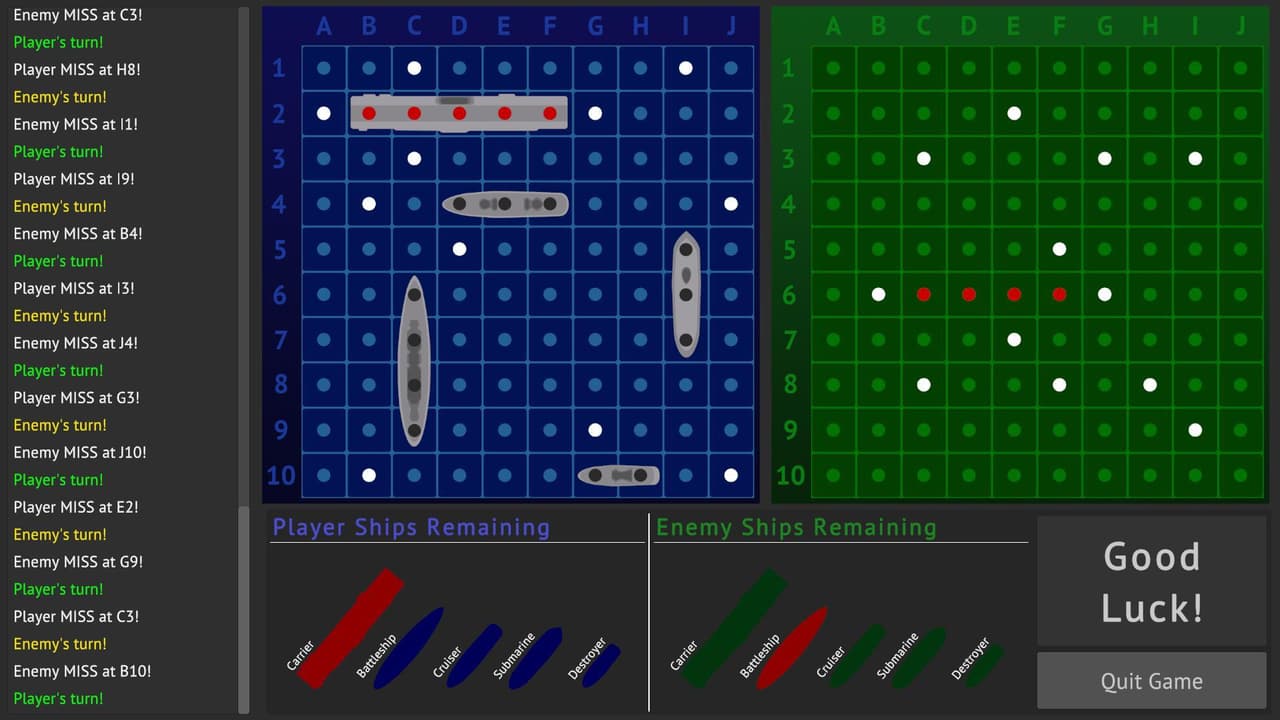 Battleship (itch) (Nic Cant Code) screenshot 4