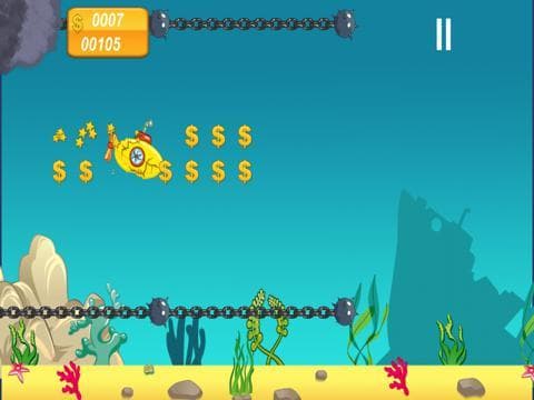 Sea Sub Attack Free Top Touch Submarine Battle Action Strategy Sonic Tap Escape Run Arcade Game screenshot 3