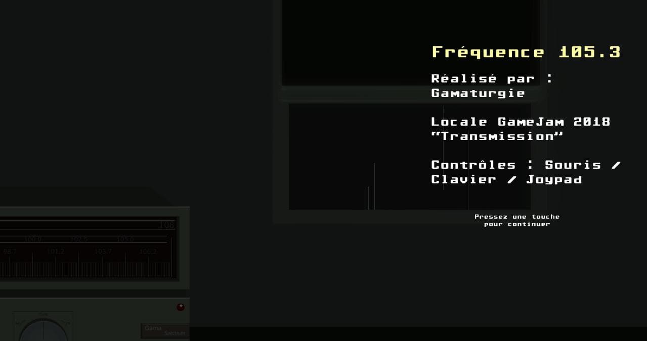 Frequence 105.3 (Gamaturgie)
