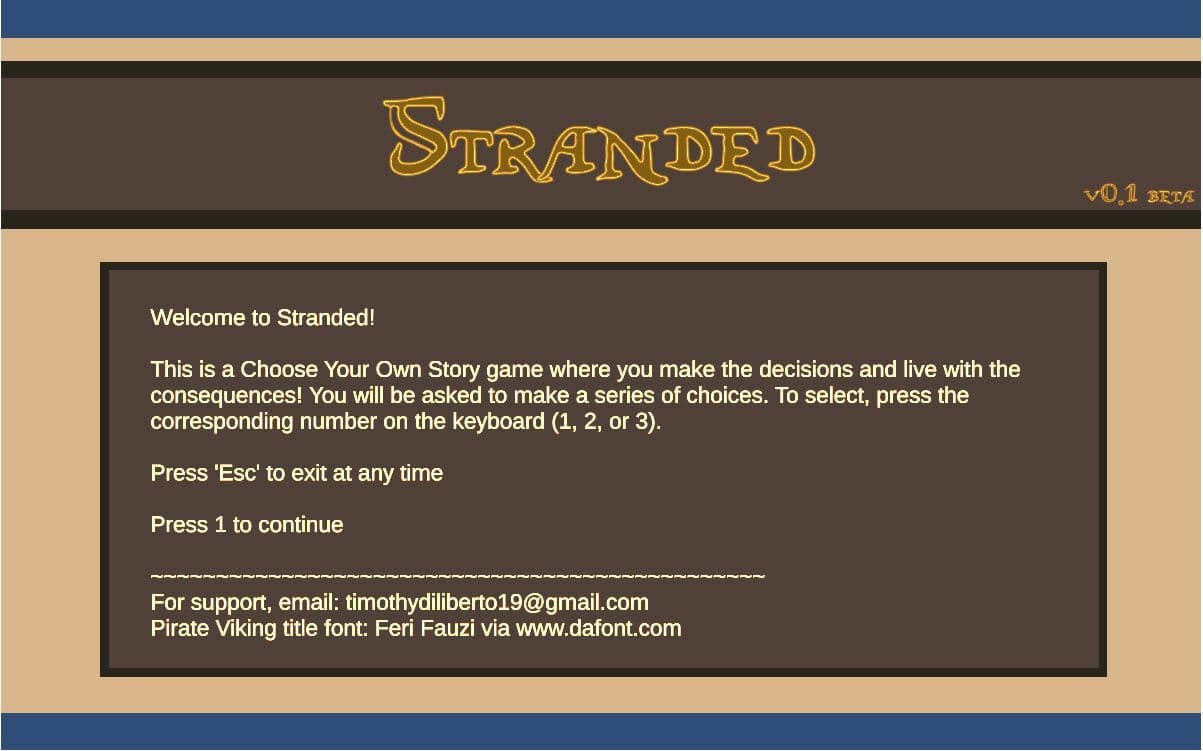 Stranded (itch) (timothydiliberto)