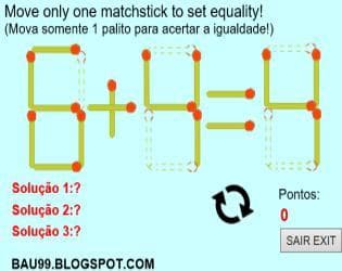 Mova um Palito para acertar a Expressão[1]