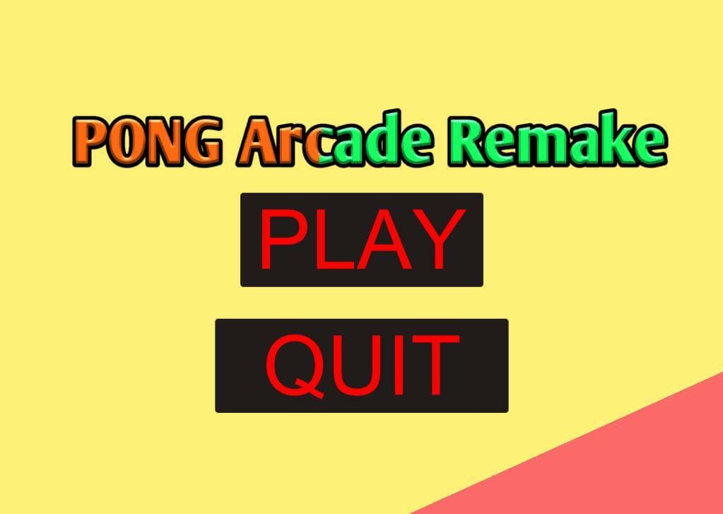 PONG Arcade Remake screenshot 2