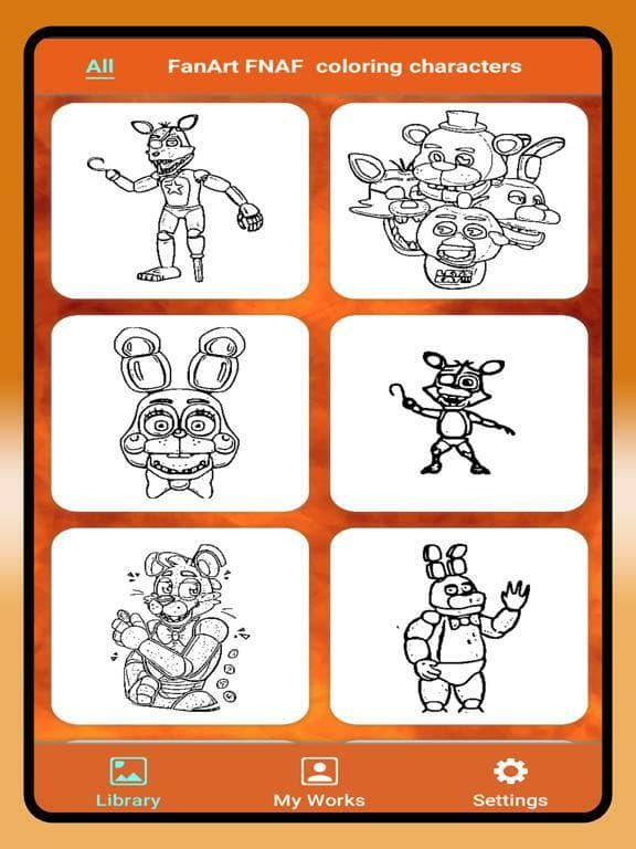 Fanart FNAF coloring Freddys ! screenshot 2
