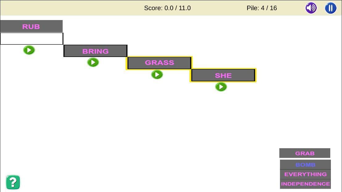 Word Cascade (itch) screenshot 2