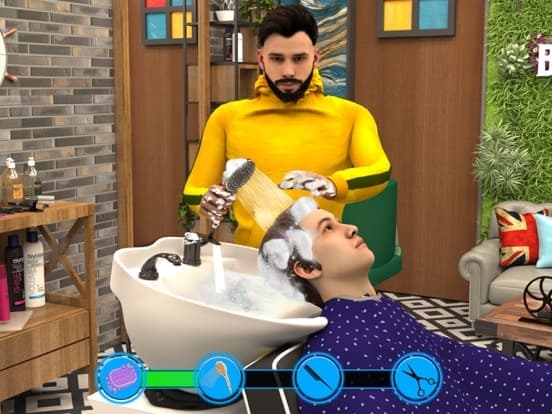 Barber Shop Hair Cut Sim Games