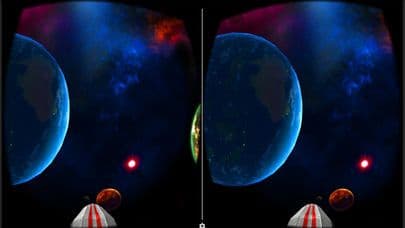 VR Roller Coaster Space ship tour for google cardboard screenshot 3