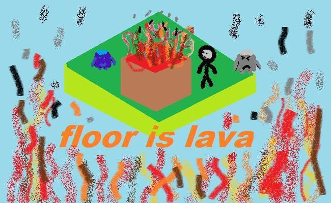 floor is lava (itch) (Vadimilyano) screenshot 3