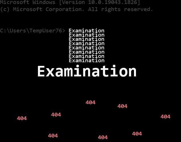 Examination (sebdagamer)