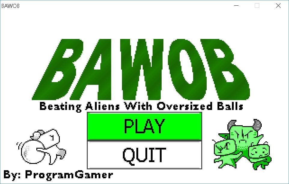 BAWOB - Beating Aliens With Oversized Balls