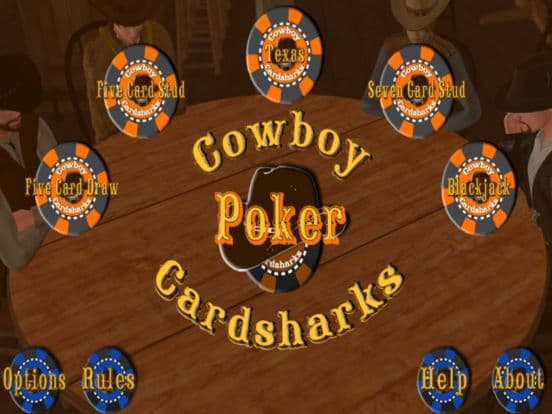 Cowboy Cardsharks Poker screenshot 2