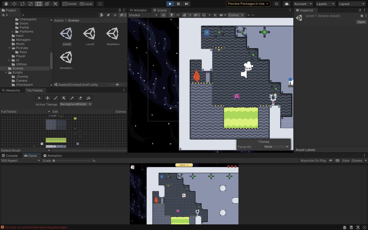 2D Platformer (Tutorial Version) screenshot 3