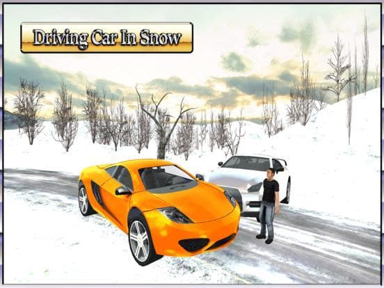 Car Driving 3D: Free Snow Hill Landscape Simulator 2016 screenshot 2