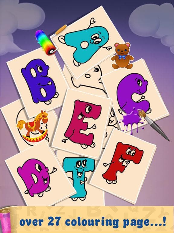 Kids Coloring Book For Alphabets screenshot 4