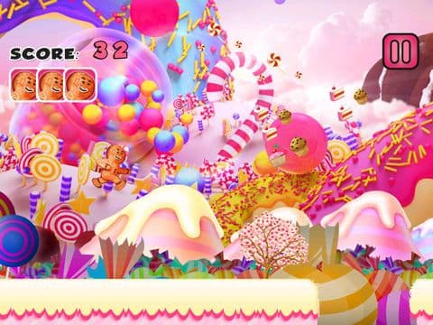 Candy Runner - Race Gingerbread Man Else Crush into Candies