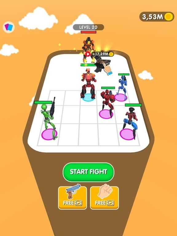 Merge Robots Army screenshot 2