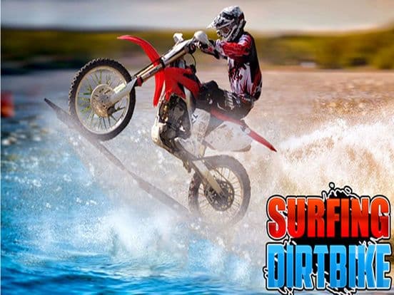 Surfing Dirt Bike Racing screenshot 2