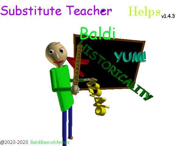 Substitute Teacher Helps Baldi