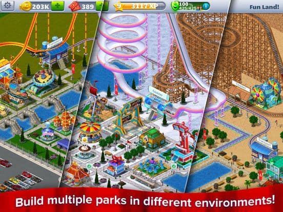 RollerCoaster Tycoon 4 Mobile screenshot 2