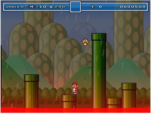 super mario bros hard screenshot 2
