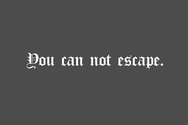 You can not escape screenshot 2