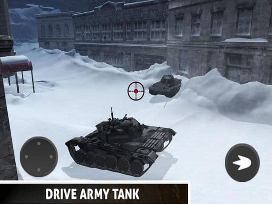 Tanks Battle Snow: Steel Assau screenshot 2