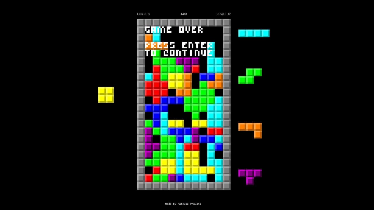 Console Tetris (Osicat)