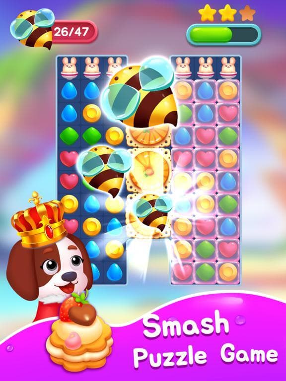 Candy Bee Bomb Game screenshot 2