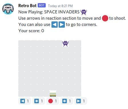 SPACE INVADERS Discord Bot screenshot 2