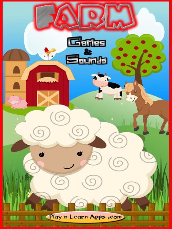 Barnyard Farm Animal Sounds Puzzles Games For Toddlers Free screenshot 2