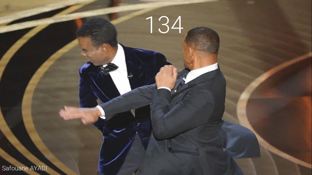 Slap! Will smith-Chris rock screenshot 2
