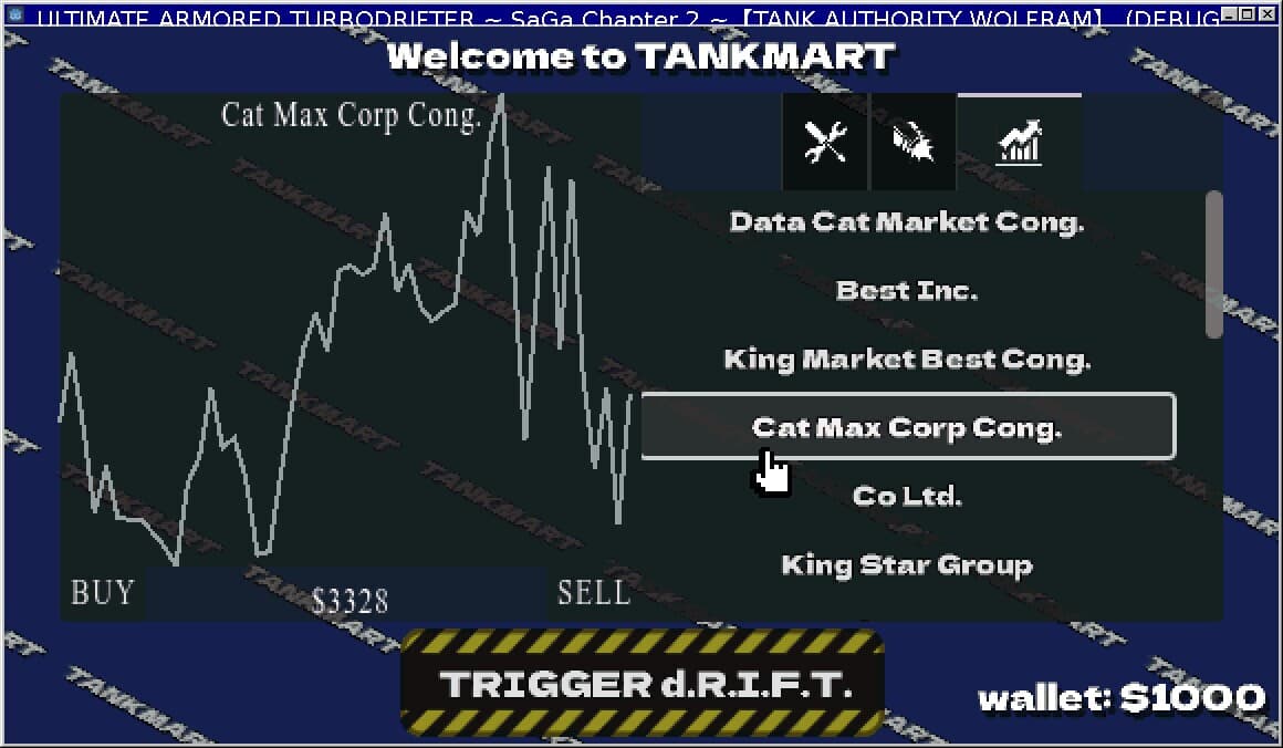 ULTIMATE ARMORED TURBODRIFTER ~ SaGa Chapter 2 ~【TANK AUTHORITY WOLFRAM】