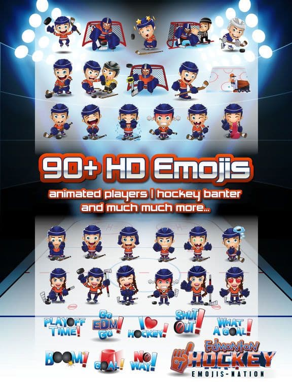 Edmonton Hockey Emojis screenshot 2