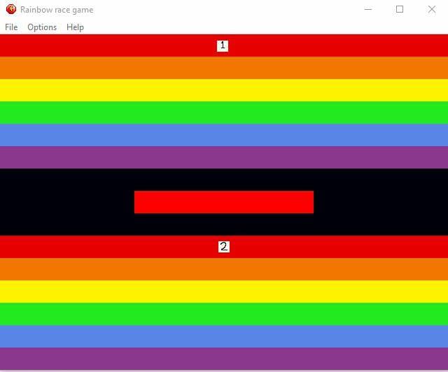 Rainbow race game (OrionZheng)