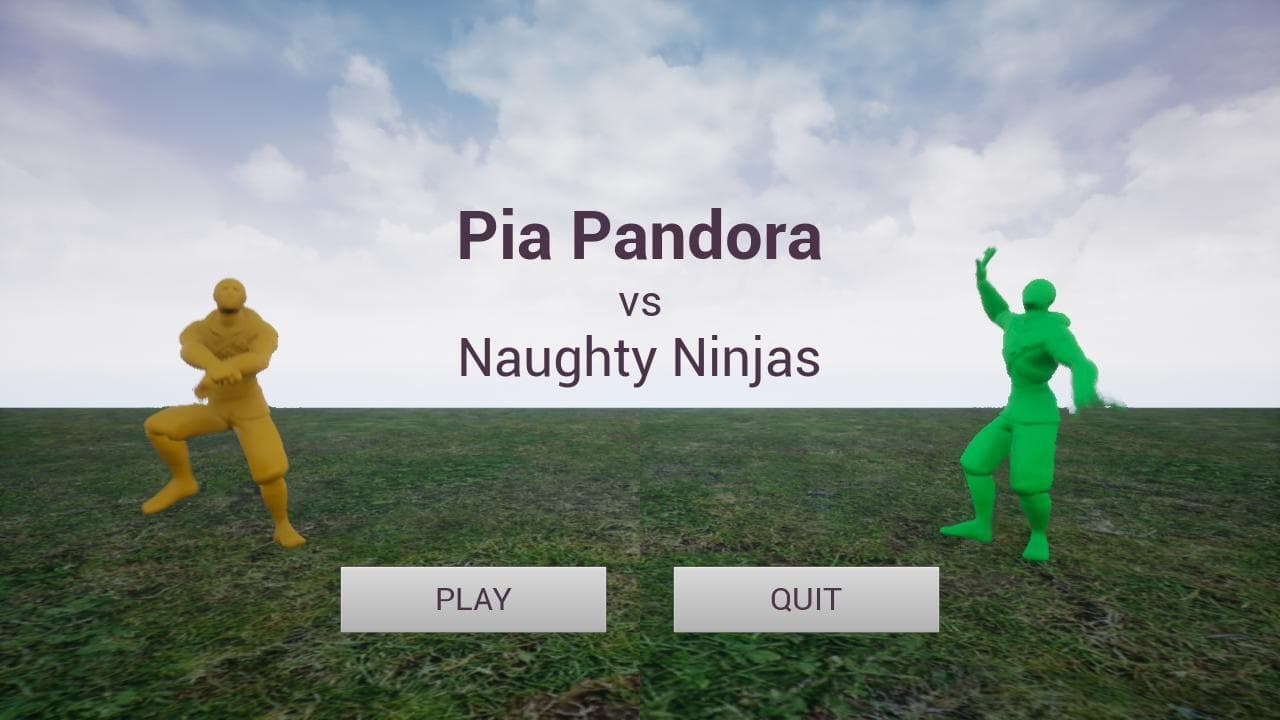 Pia Pandora vs Naughty Ninjas screenshot 2