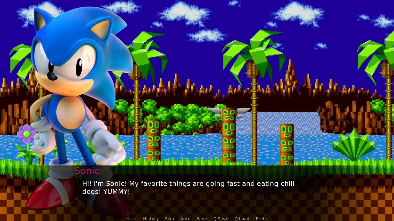 Sonic Colors Dating Simulator screenshot 2