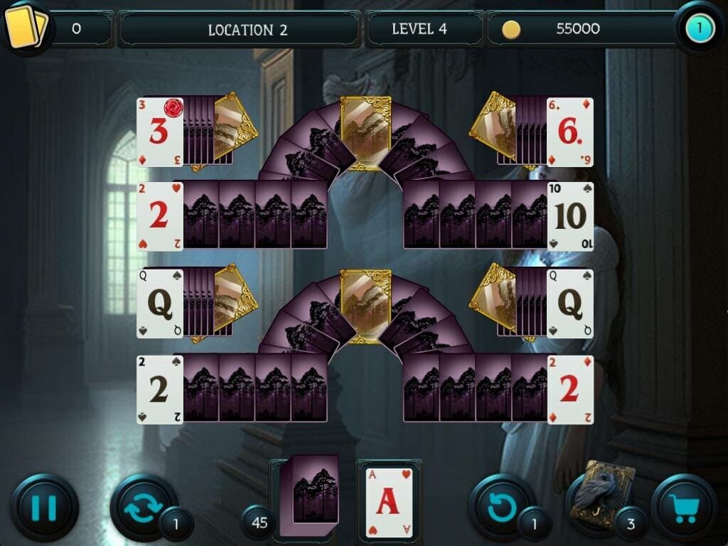 Mystery Solitaire. The Black Raven 5 screenshot 3