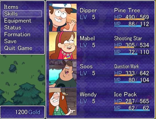 Gravity Falls - PinesQuest: (A Romance Of) 2Dimensions screenshot 6