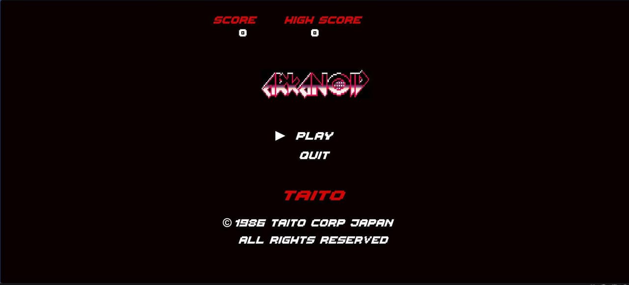 Arkanoid (itch) (Hakansen4) screenshot 2