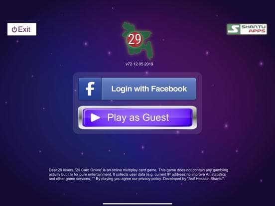 29 Card Online
