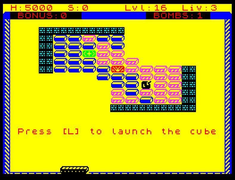 Brickz! (GEOMETRICA - Enhanced) ZX Next screenshot 5
