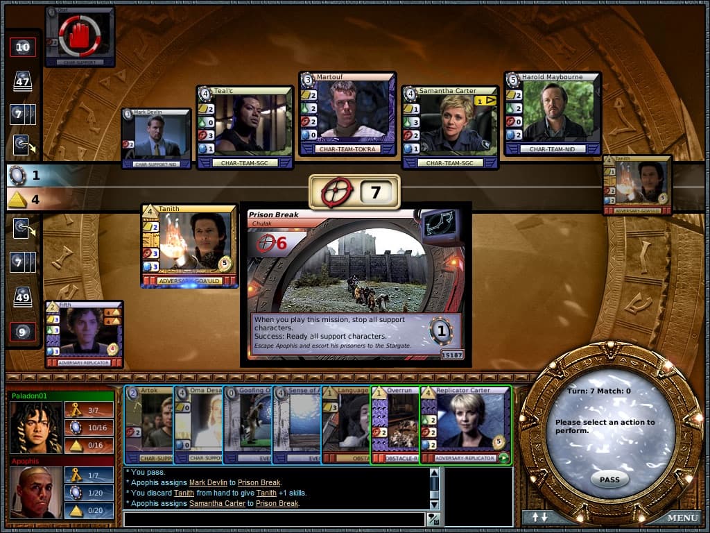 Stargate Online Trading Card Game screenshot 5