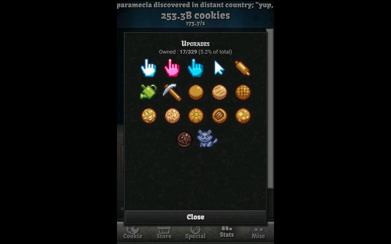 Cookie clicker (itch) (The trollge games)