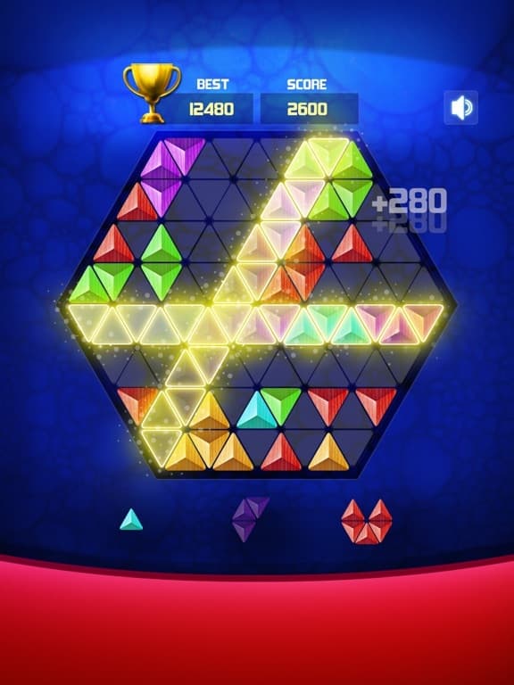 Hexa: Block Triangle Puzzle screenshot 2