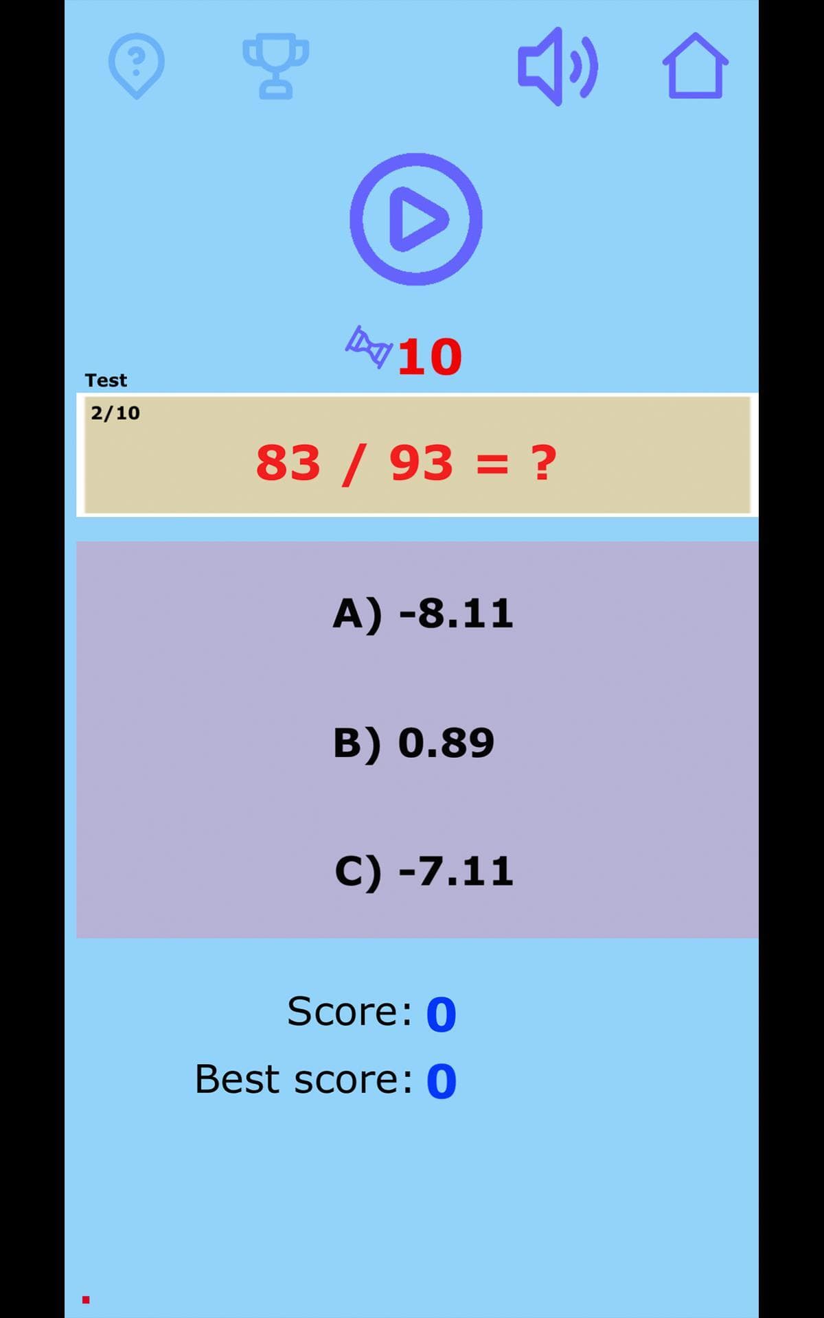 MathTest22 screenshot 3