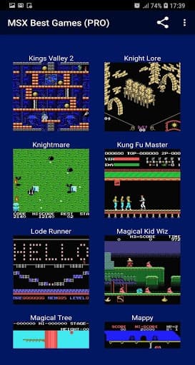 MSX Best Games PRO screenshot 2