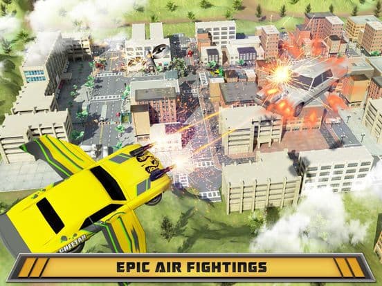 Robot War Car Transformation screenshot 5