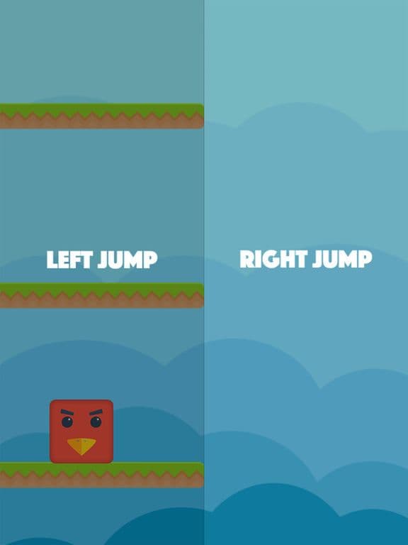 Color Red Geometry Bird Square Blok Jump Dash Spikes