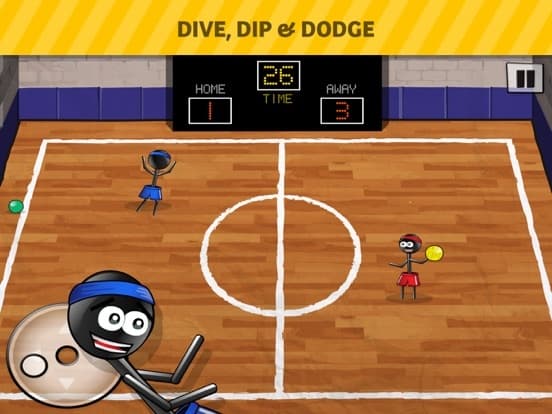 Stickman 1-on-1 Dodgeball screenshot 3